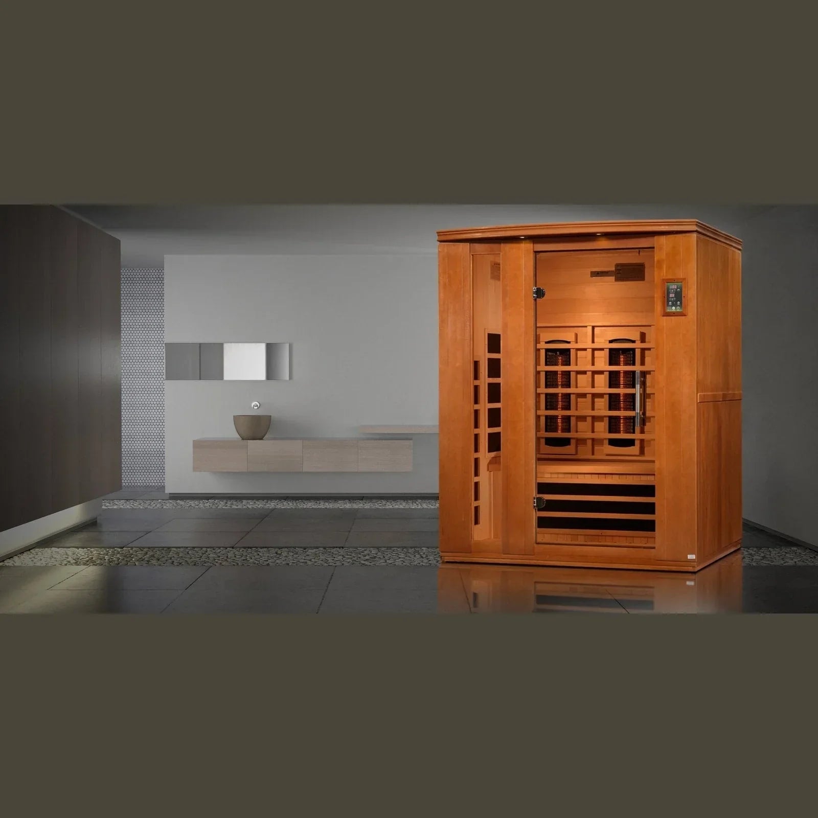 Dynamic "Lugano" 3-Person Full Spectrum Near Zero EMF FAR Infrared Sauna DYN-6336-03 FS