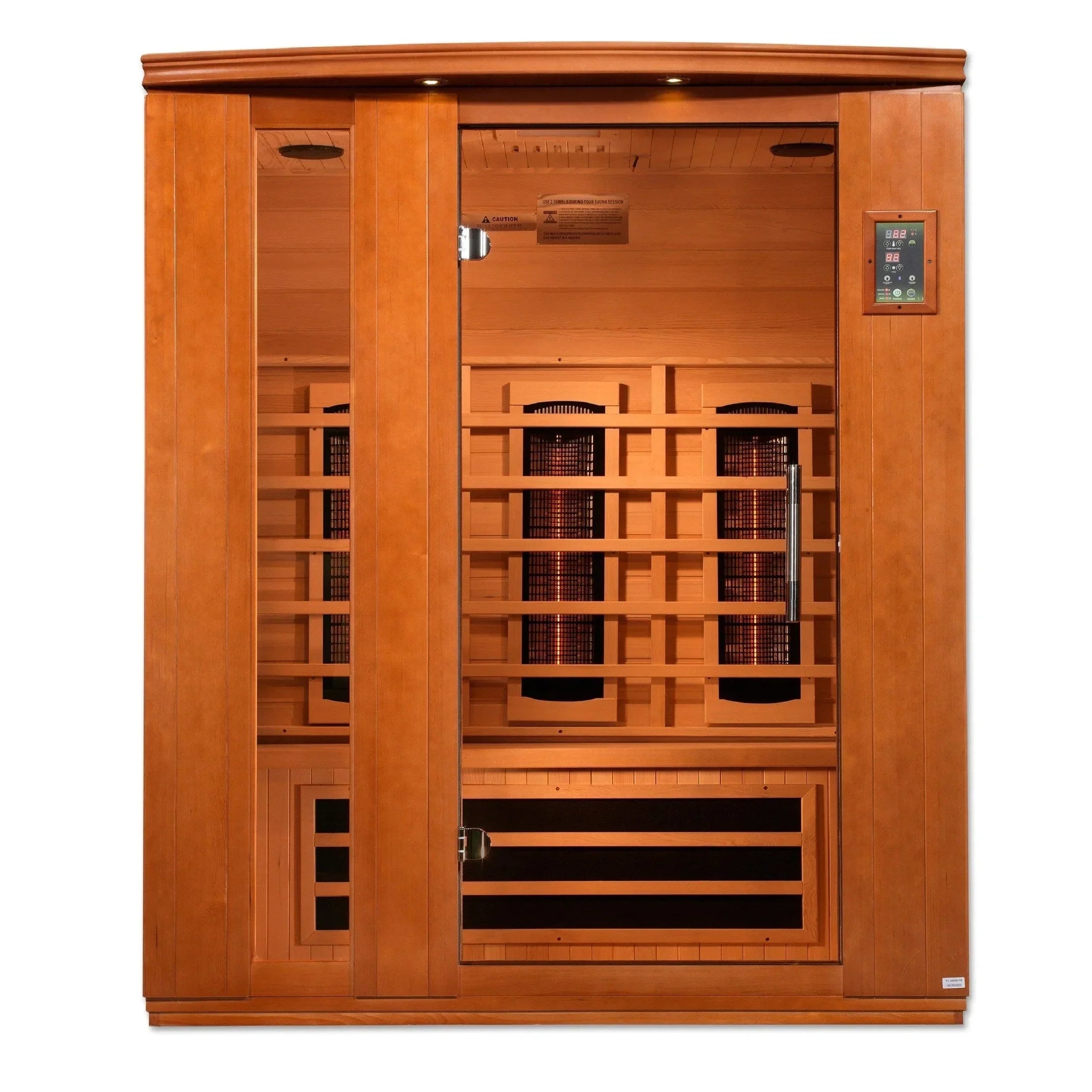 Dynamic "Lugano" 3-Person Full Spectrum Near Zero EMF FAR Infrared Sauna DYN-6336-03 FS
