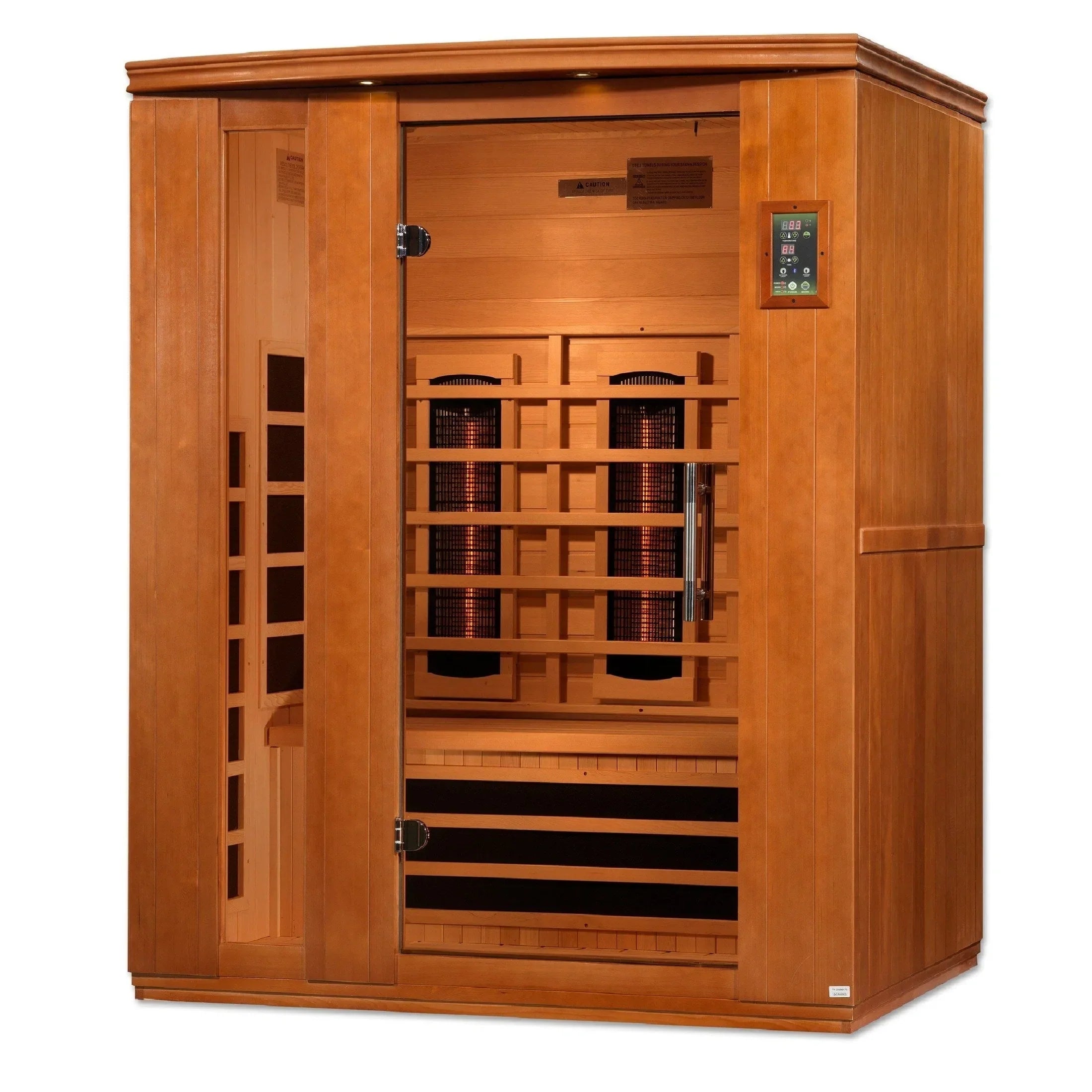 Dynamic "Lugano" 3-Person Full Spectrum Near Zero EMF FAR Infrared Sauna DYN-6336-03 FS