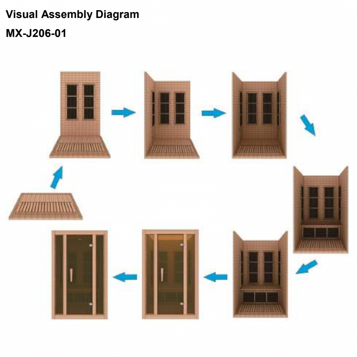Maxxus "Seattle" 2-Person Low EMF FAR Infrared Sauna Canadian Hemlock MX-J206-01