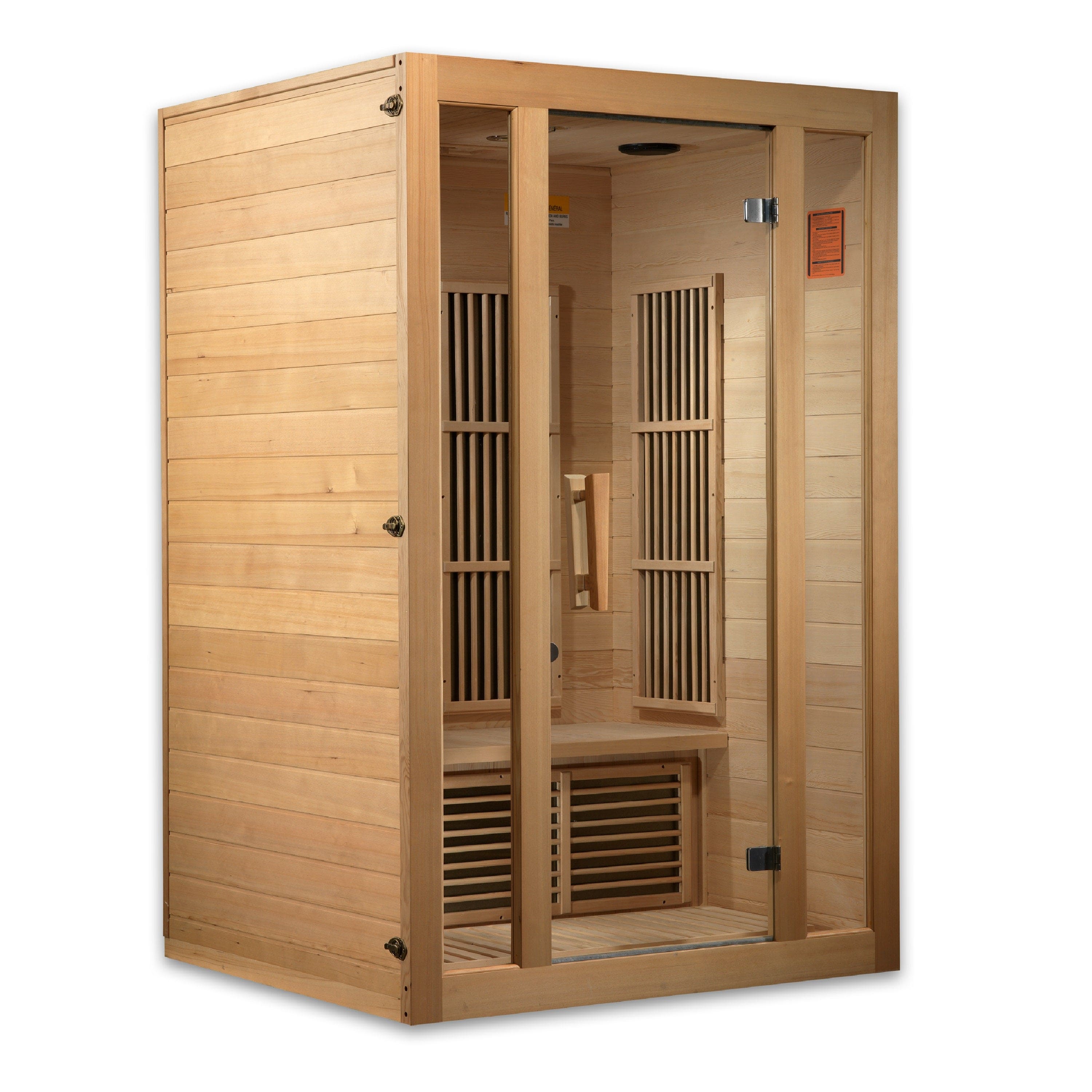 Maxxus "Seattle" 2-Person Low EMF FAR Infrared Sauna Canadian Hemlock MX-J206-01