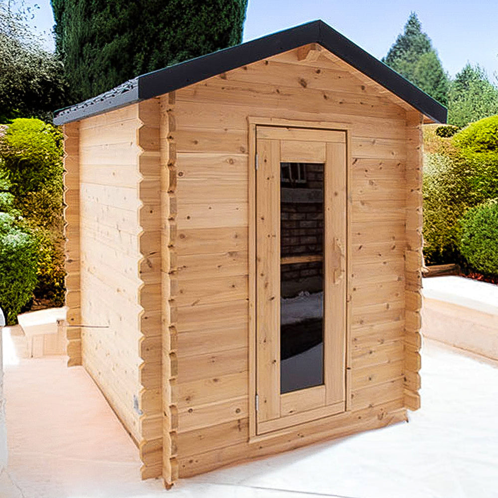 Dundalk CT Granby 3 Person Outdoor Sauna CTC66W