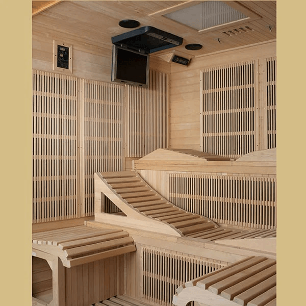 Golden Designs "Monaco" 6-person PureTech™ Near Zero EMF FAR Infrared Sauna