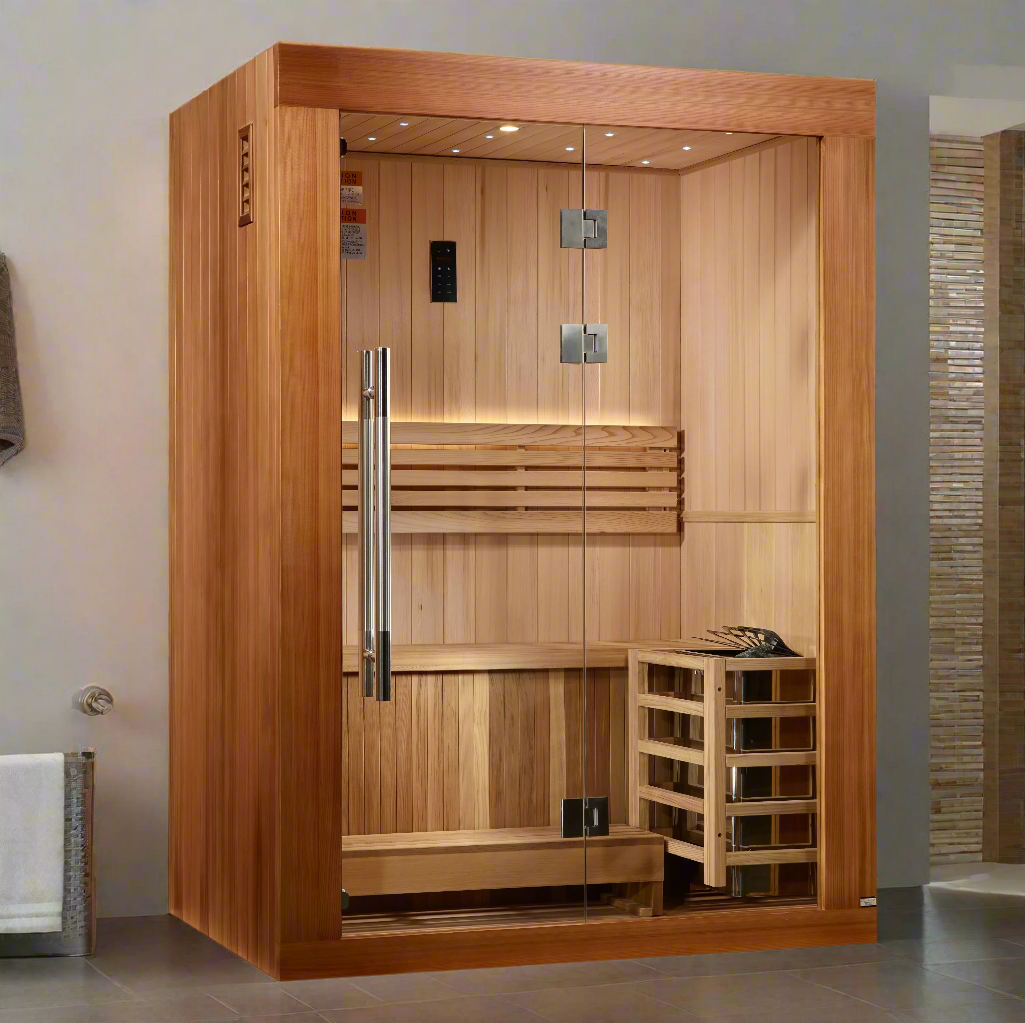 Golden Designs 2025 Sundsvall Edition 2 Person Traditional Sauna