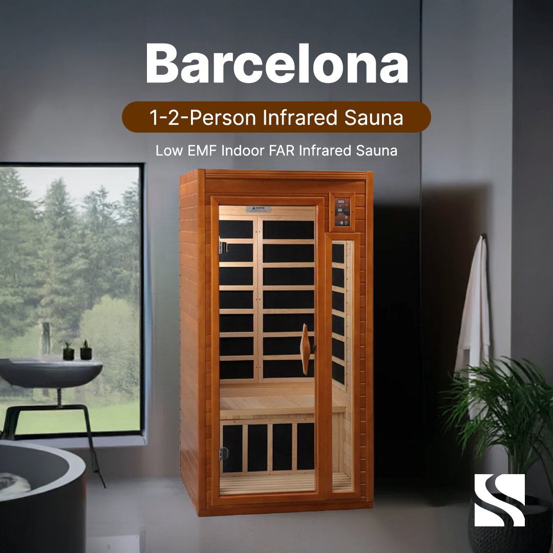 Dynamic "Barcelona" 1-2-person Low EMF FAR Infrared Sauna DYN-6106-01