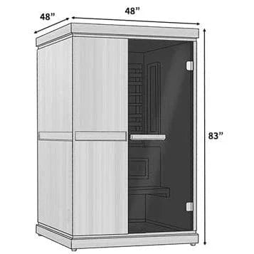 Finnmark FD-4 Trinity Infrared and Traditional 2-Person Hybrid Sauna